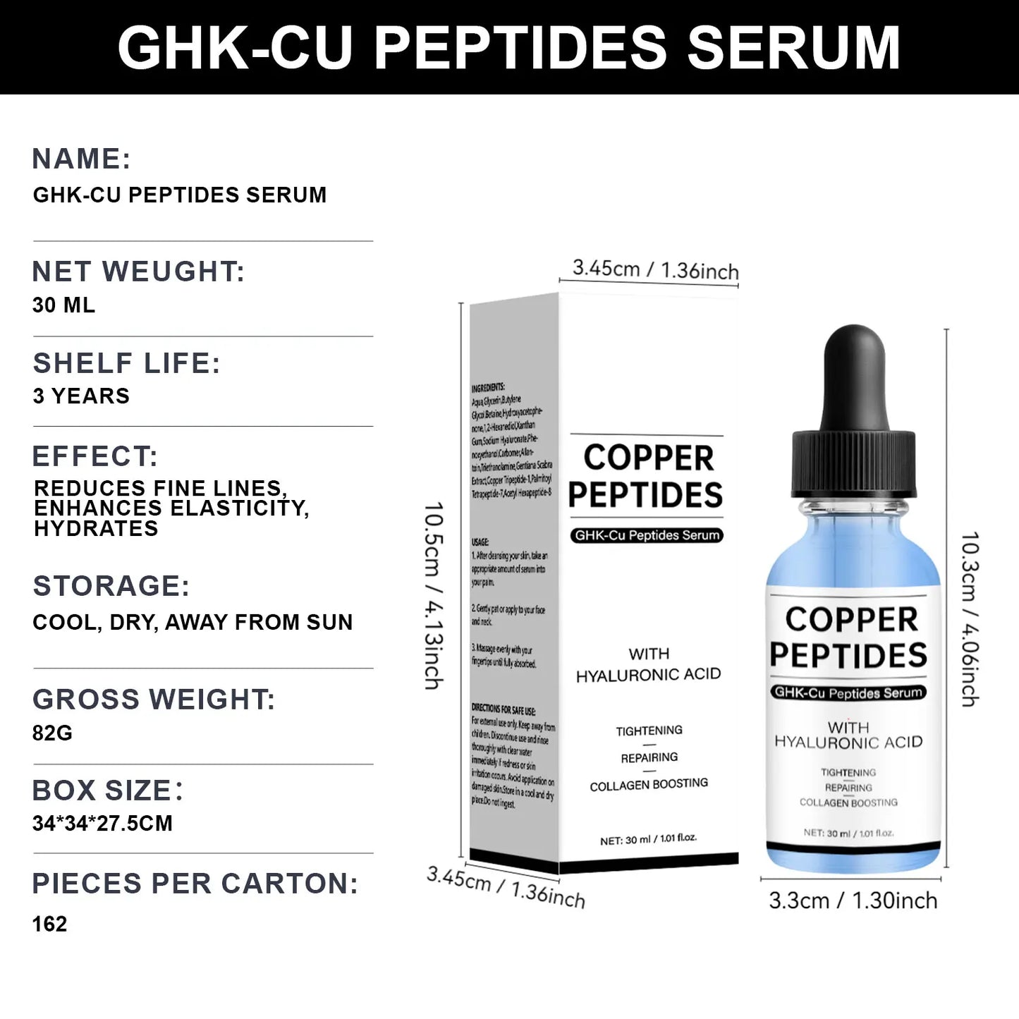 CopperLift Peptide Renewal Serum with Hyaluronic Acid