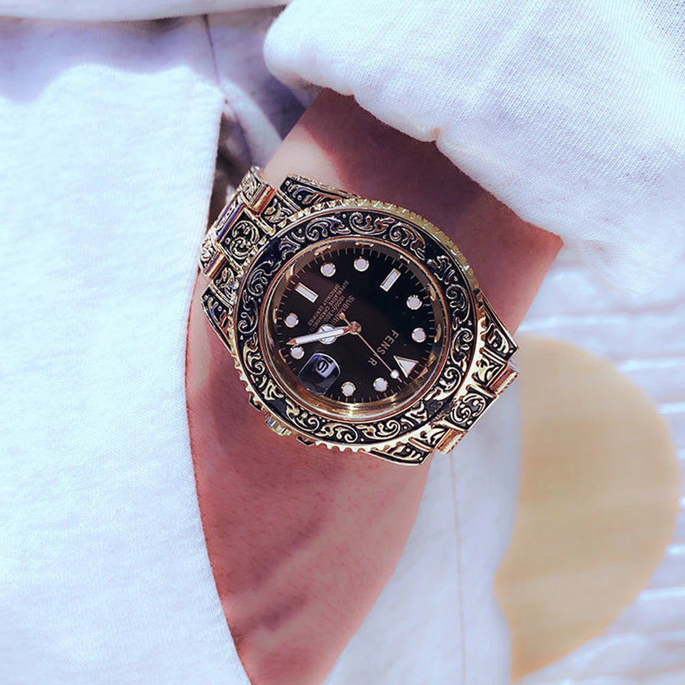 Men\'s watches Fashion  copy Wristwatch   Men watch  Luminous Needle Calendar Male  copy Watch   montre homme