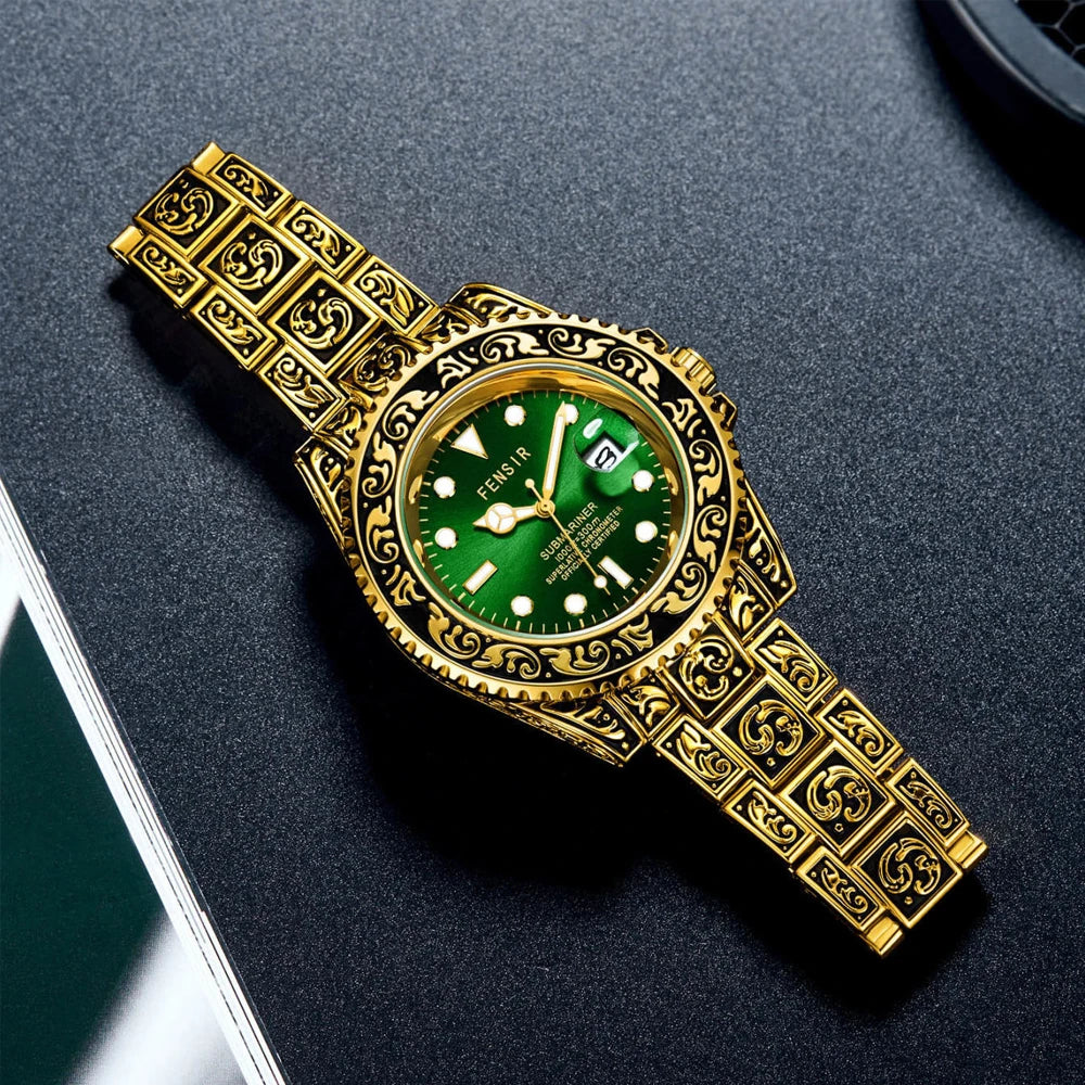 Men\'s watches Fashion  copy Wristwatch   Men watch  Luminous Needle Calendar Male  copy Watch   montre homme