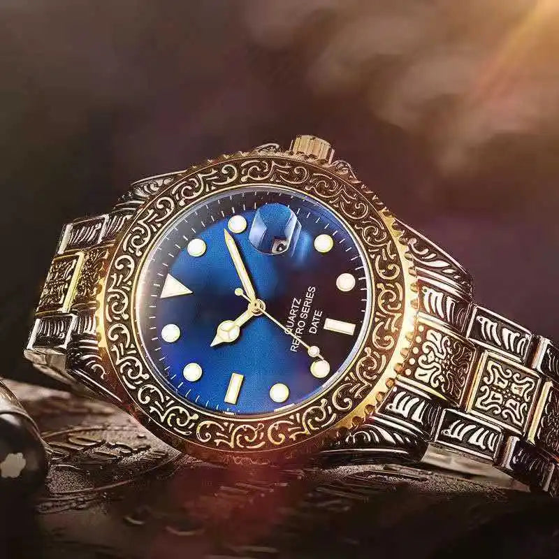 Men\'s watches Fashion  copy Wristwatch   Men watch  Luminous Needle Calendar Male  copy Watch   montre homme