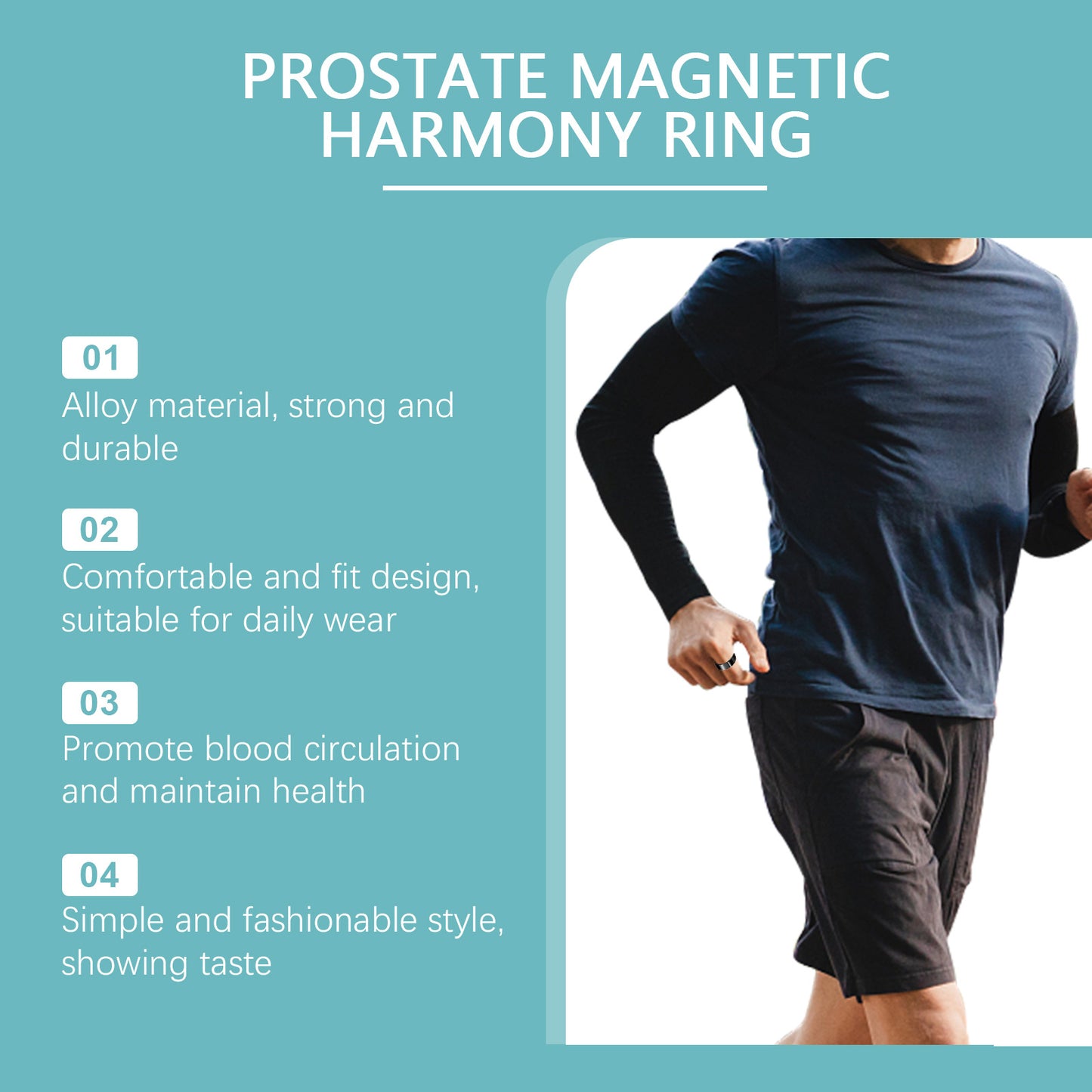 Men's Magnetic Comfort Ring – Personal Wellness Accessory