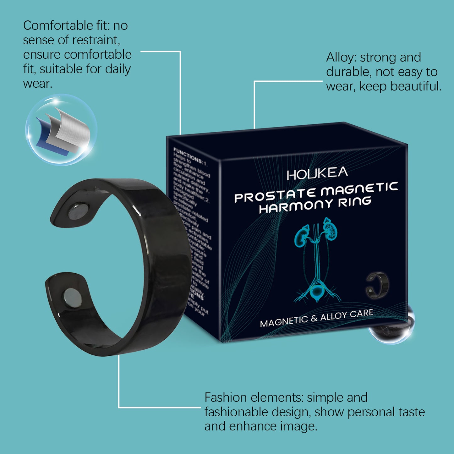 Men's Magnetic Comfort Ring – Personal Wellness Accessory