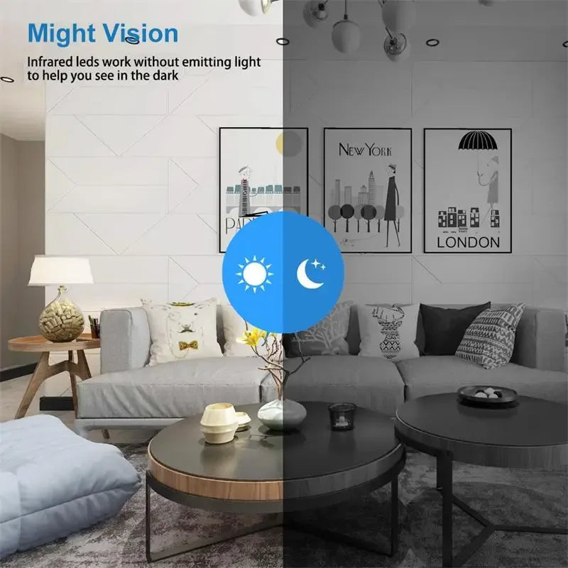 4k HD mini camera 1080p wireless wifi webcam web cam ultra spy cameras hidden Infrared night vision motion detection wide angle