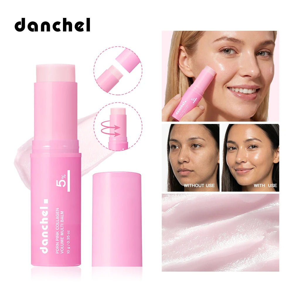 PDRN Pink Collagen Glow Balm Stick — Instant Dewy, Plump & Radiant Skin