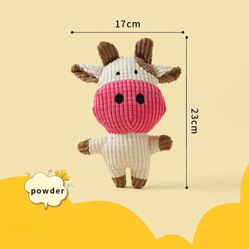 Plush Companion Sleeping Duck Dog Toys for Small Large Dogs Bite Resistant Teeth Grinding Sound Relief Duck Sound Toy