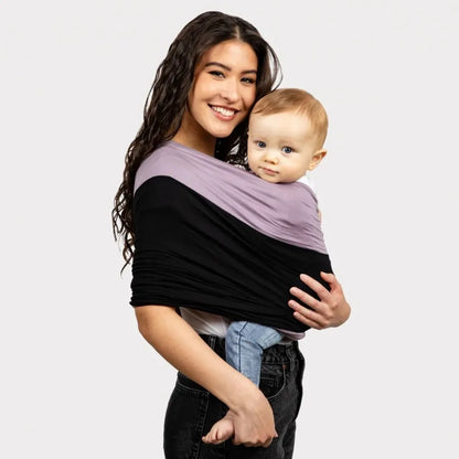 Unisex Baby Wrap Carrier Elasticity Hand Free Baby Carrier Slings Breathable Infant Carrier Slings for Newborn Up To 15KG