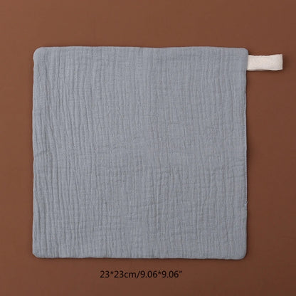 Cotton Gauze Muslin Squares (5-Pack) — Multipurpose Baby Burp & Face Cloths