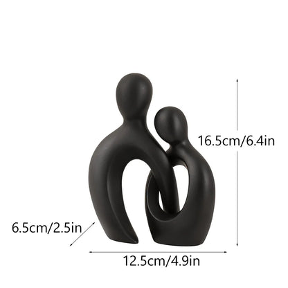 Modern Couple Desktop Decor Abstract Handmade Bedroom Embracing Sculpture Characters Nordic Home Furnishings