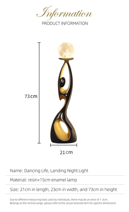 Home Art Decor,Light Luxury, Creative Living Room, TV Cabinet, Floor Decorative, Resin Abstract Sculpture, Housewarming Gift