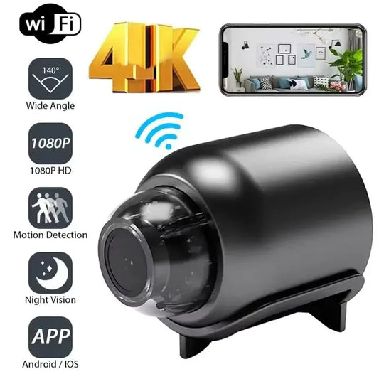 4k HD mini camera 1080p wireless wifi webcam web cam ultra spy cameras hidden Infrared night vision motion detection wide angle