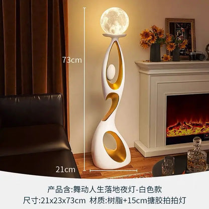 Home Art Decor,Light Luxury, Creative Living Room, TV Cabinet, Floor Decorative, Resin Abstract Sculpture, Housewarming Gift