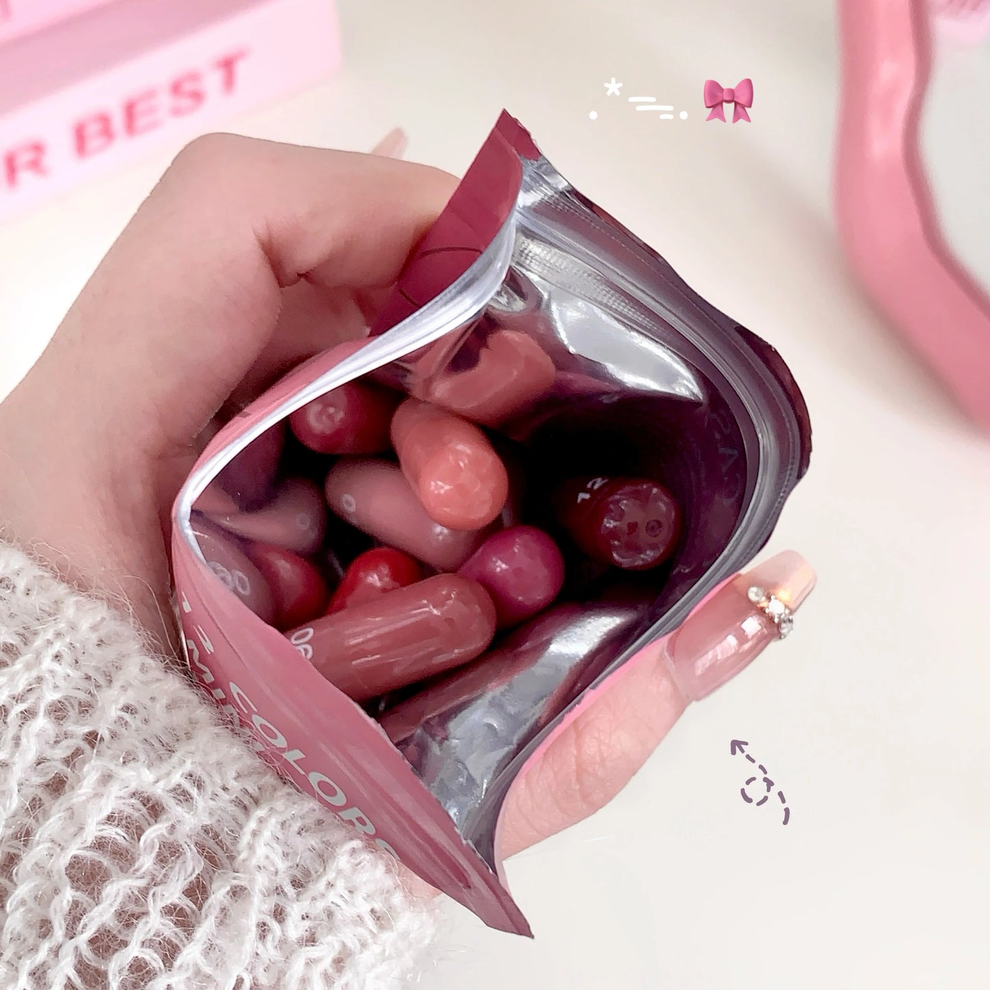 12-Color Matte Lip Balm Set – Long-Lasting Lipstick Gift Kit