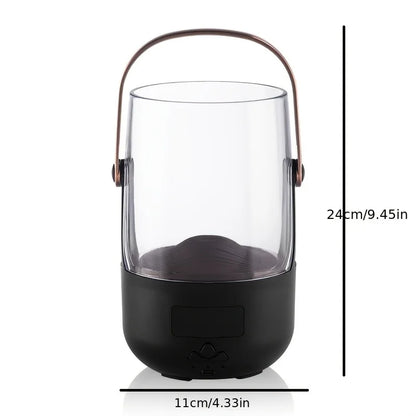 Vintage Flame Diffuser Create a Cozy Ambiance 200ML Aromatherapy Humidifier With 3 Timer Modes, Soothing Glow & Safe Auto-Off