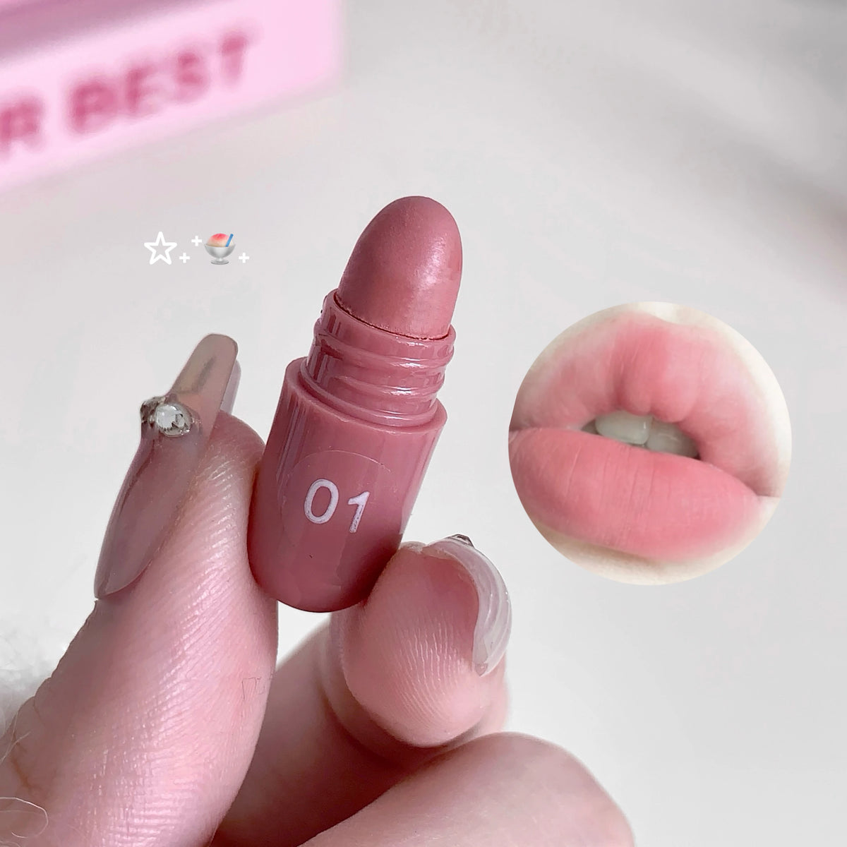 12-Color Matte Lip Balm Set – Long-Lasting Lipstick Gift Kit
