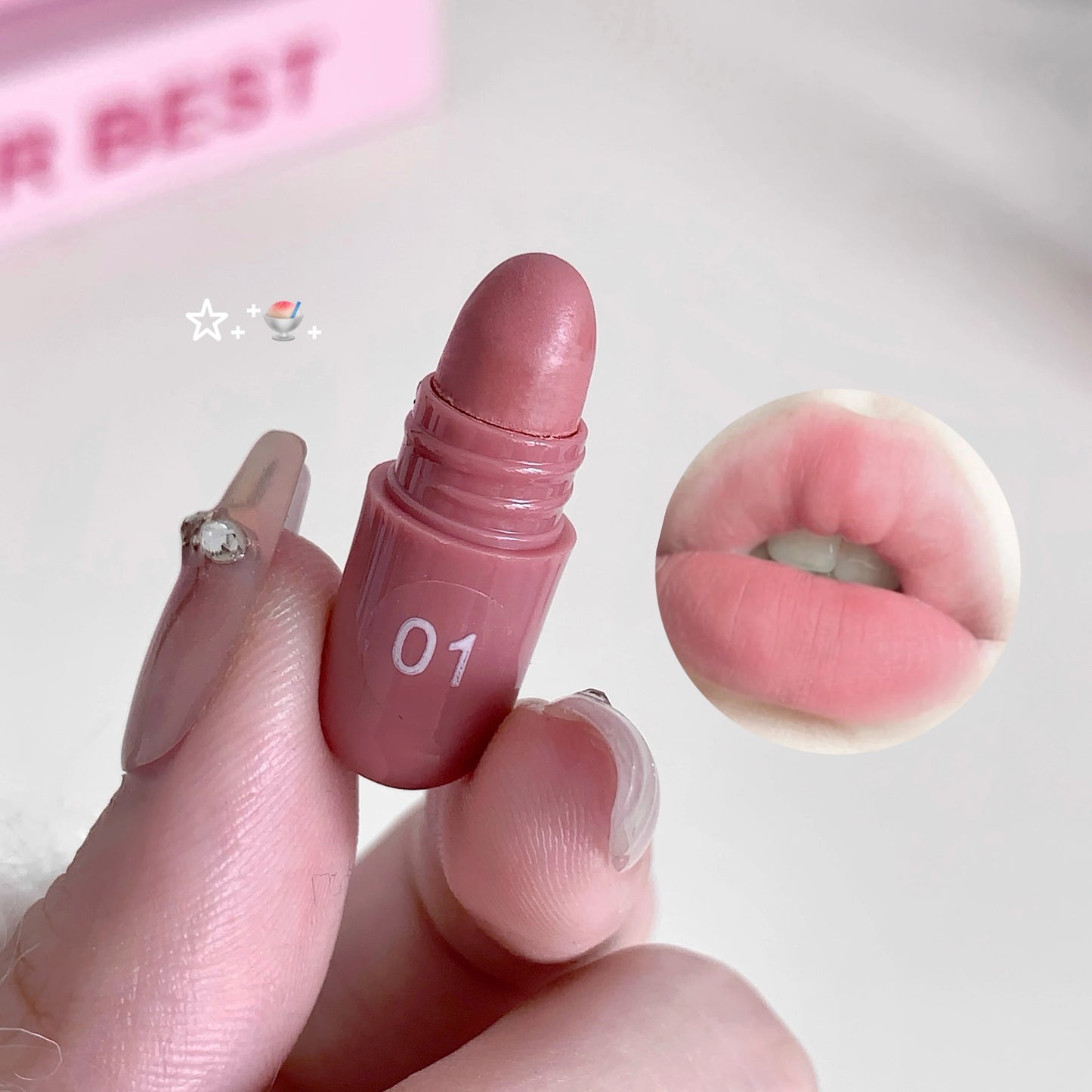 12-Color Matte Lip Balm Set – Long-Lasting Lipstick Gift Kit