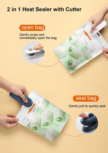 Quick seal pro-lock your bags within seconds