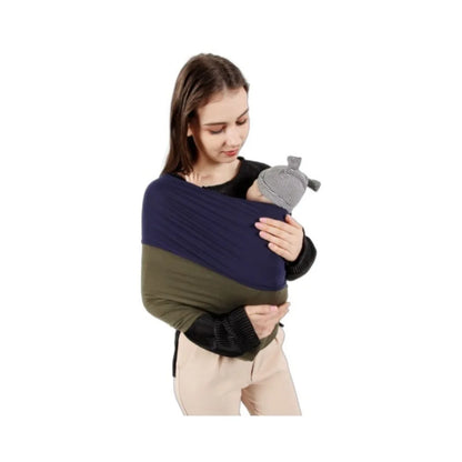Unisex Baby Wrap Carrier Elasticity Hand Free Baby Carrier Slings Breathable Infant Carrier Slings for Newborn Up To 15KG