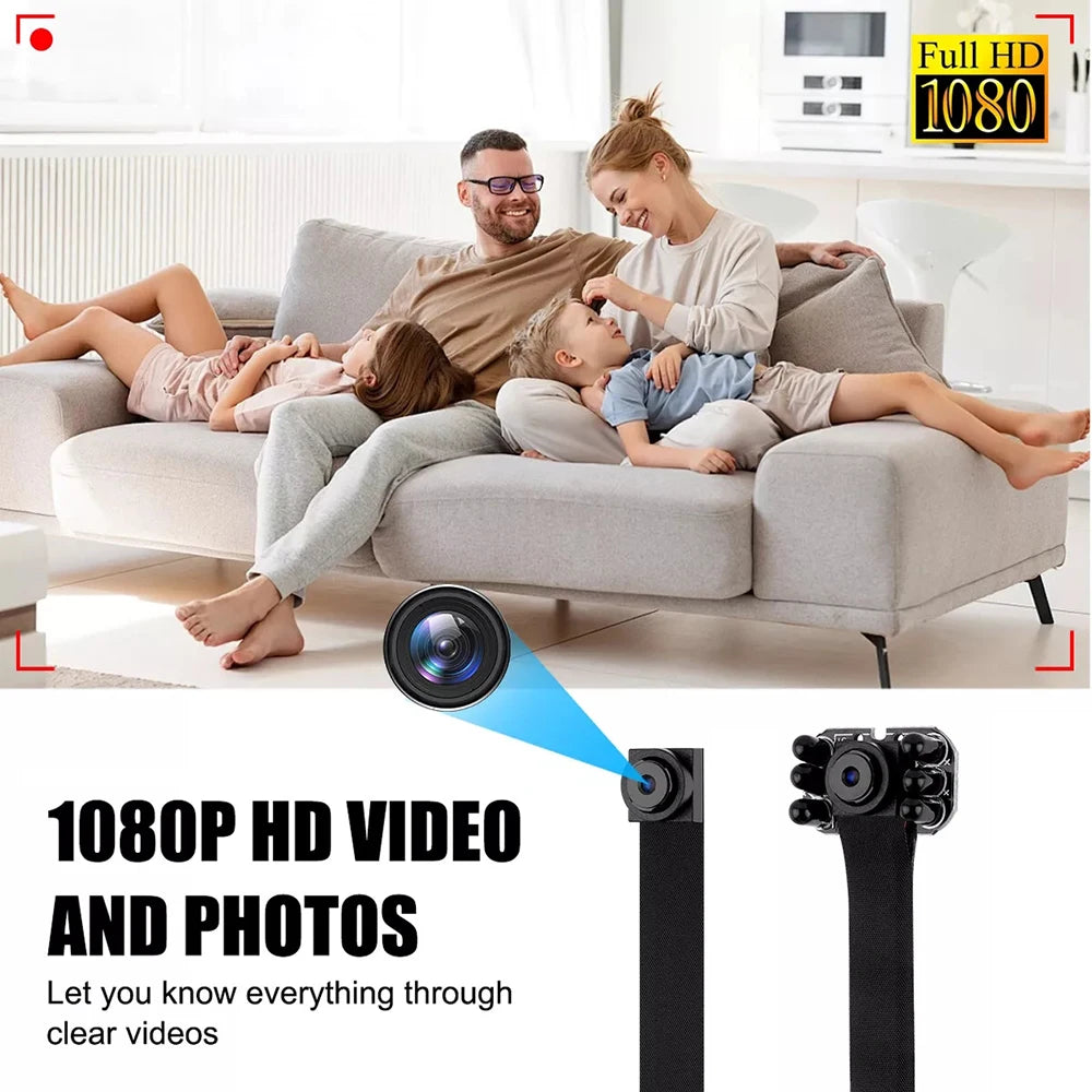 Wifi Camera DIY Portable Mini Camara Wifi 4K Micro Camcorder P2P Wireless Webcam Video Recorder Home Security Nanny Camera