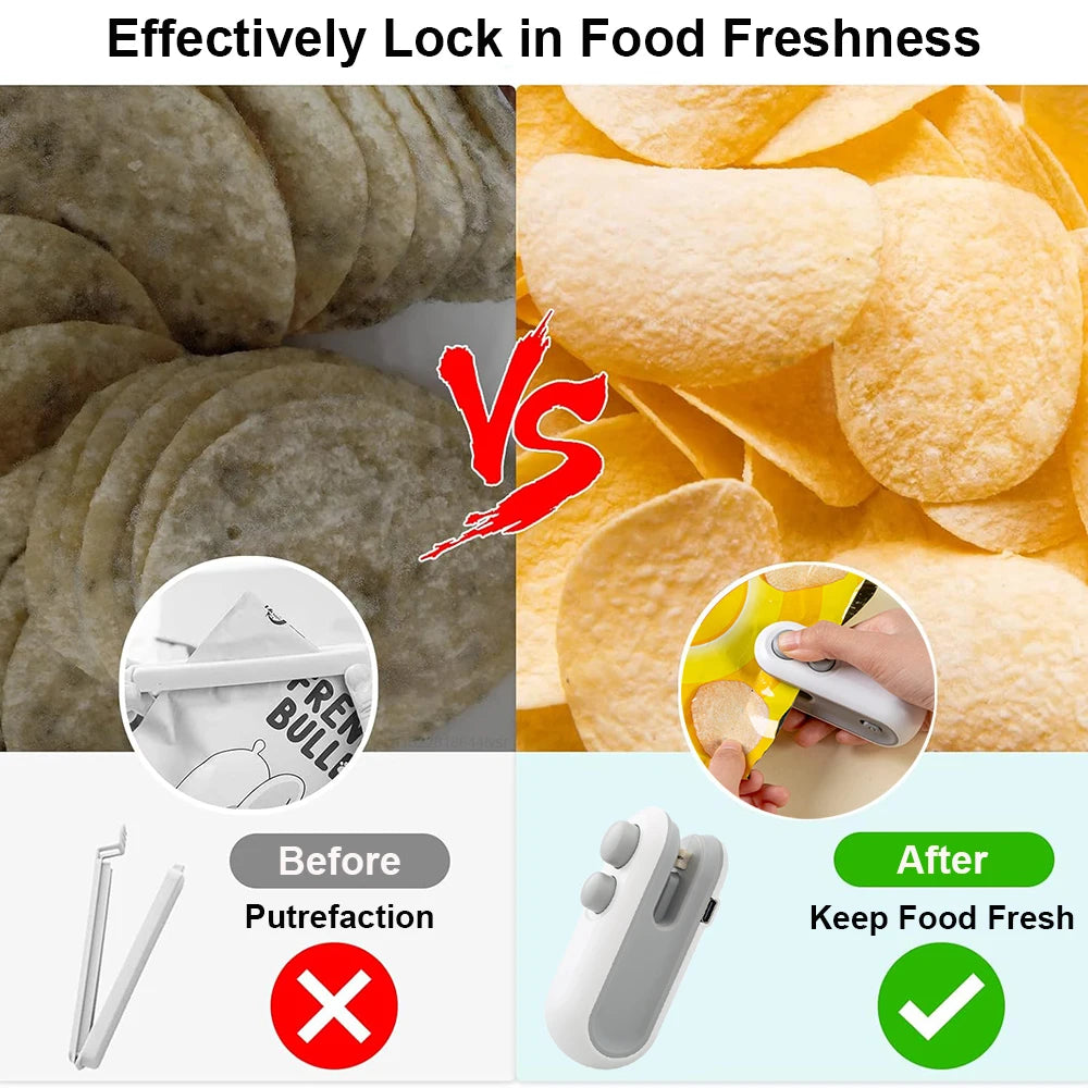 Quick seal pro-lock your bags within seconds