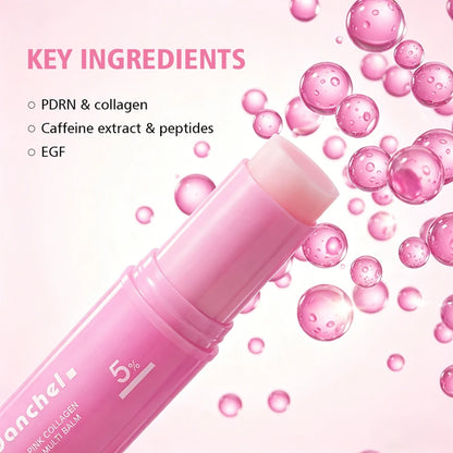 PDRN Pink Collagen Glow Balm Stick — Instant Dewy, Plump & Radiant Skin