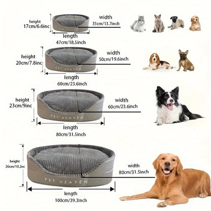 Dog Pet Beds Square Dog Bed For Large Dogs Dog Sofa Beds Waterproof Customized Pet Bed Inner Pad Washable Puppy Kennel Accessory