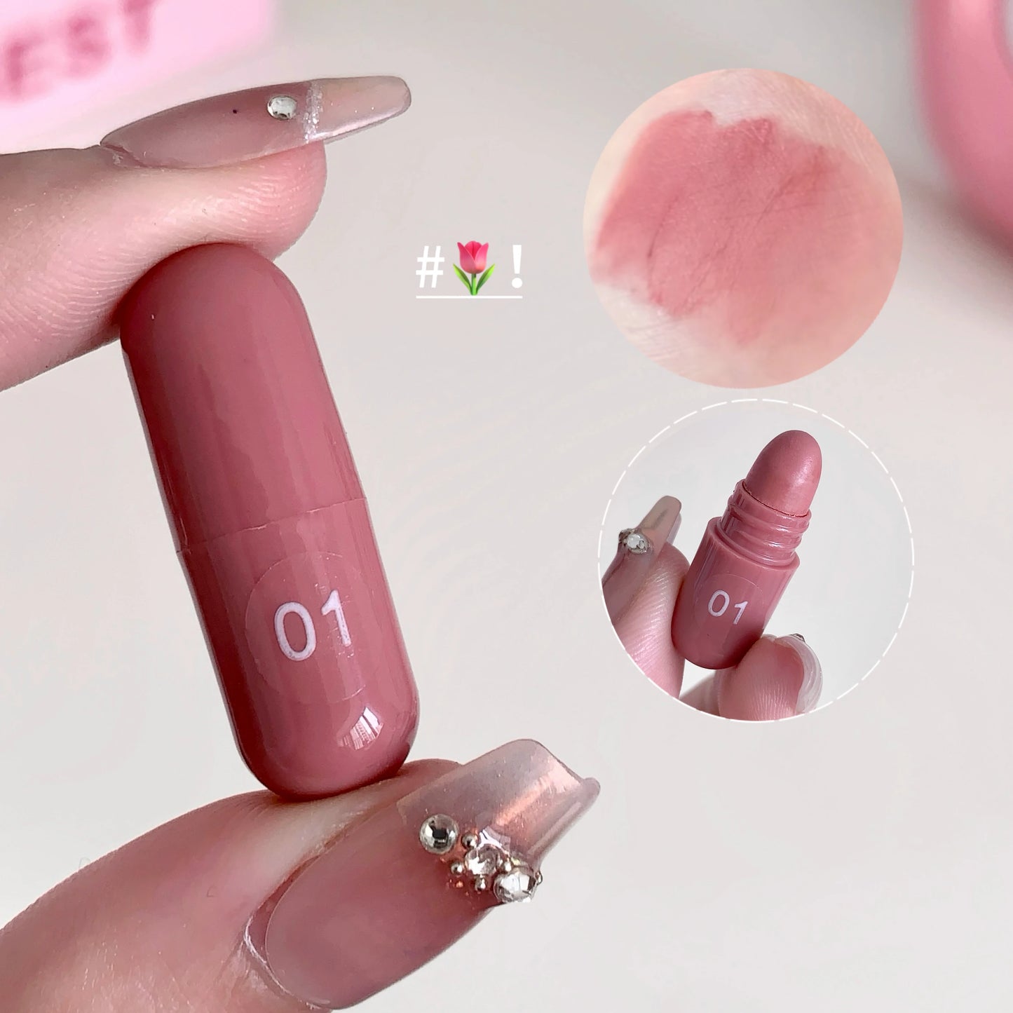 12-Color Matte Lip Balm Set – Long-Lasting Lipstick Gift Kit