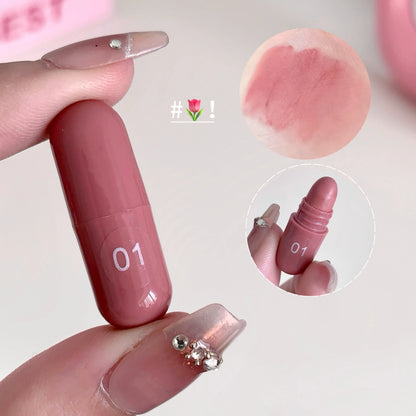 12-Color Matte Lip Balm Set – Long-Lasting Lipstick Gift Kit