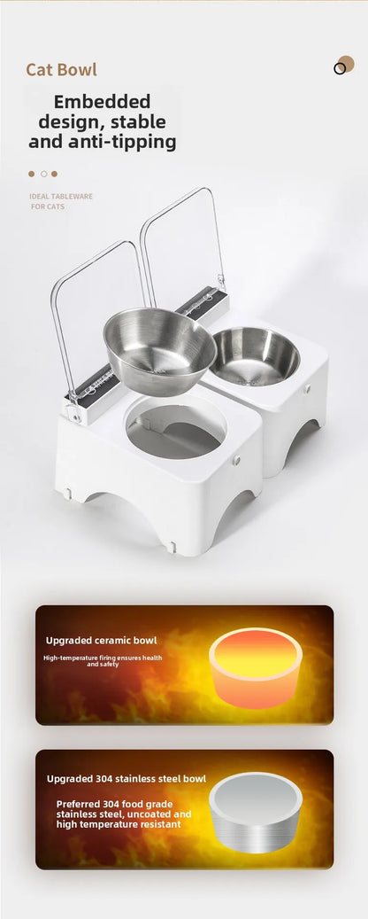 Smart Cat Bowl Pet Feeder Bowl Cat Dog Food Feeder Infrared Sensor Auto Open Cover Smart Feeder Anti-mouse Cat Food Dispenser