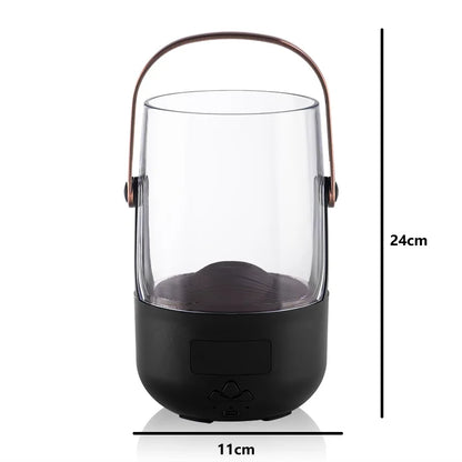 Vintage Flame Diffuser Create a Cozy Ambiance 200ML Aromatherapy Humidifier With 3 Timer Modes, Soothing Glow & Safe Auto-Off