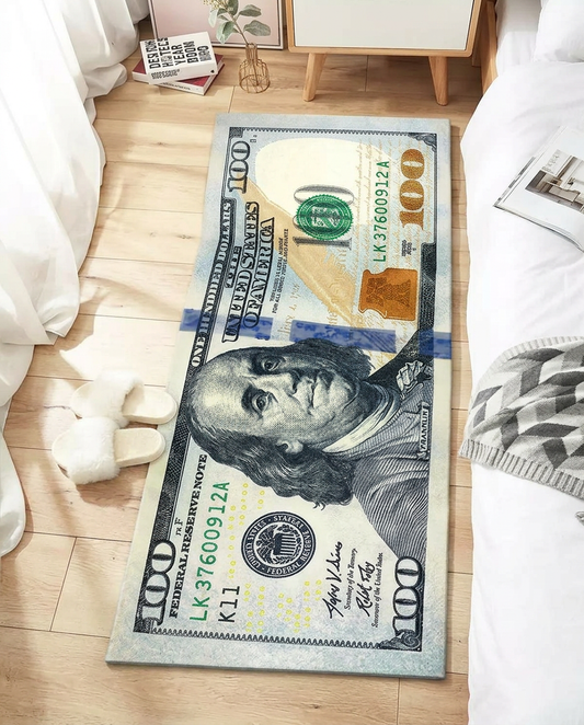$ 100 BILL RUG